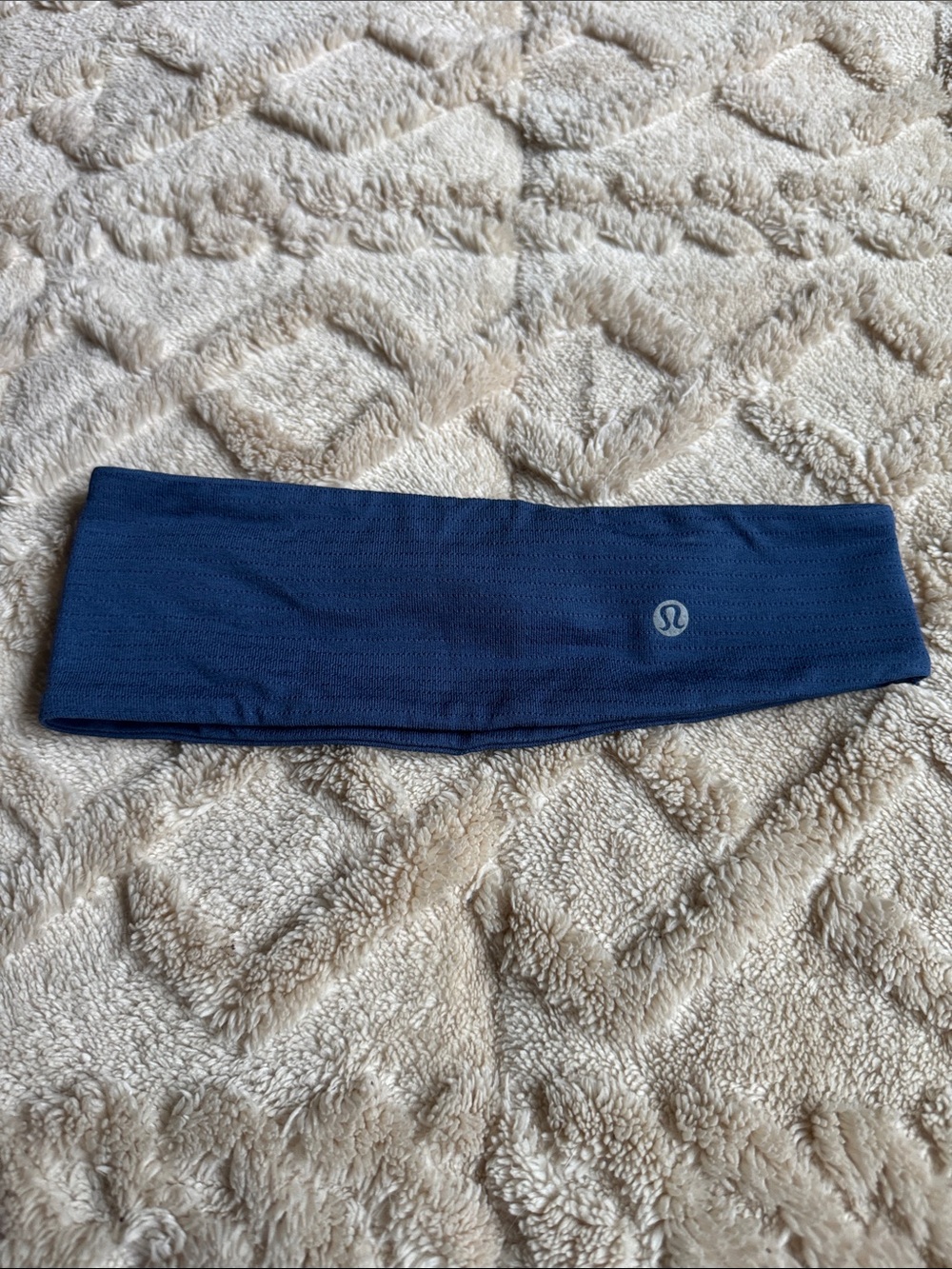 Lululemon Navy Blue Headband With Gripps